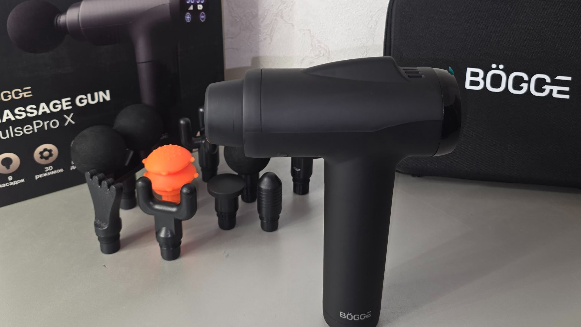 Перкуссионный массажёр #BOGGE PULSE PRO X