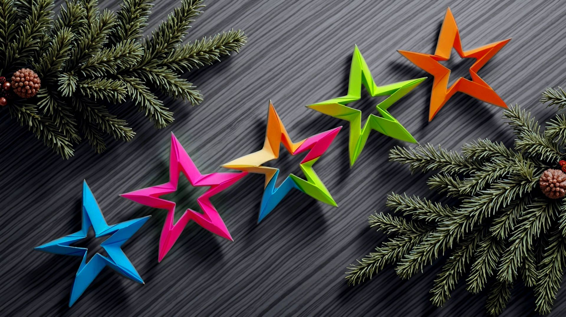 Как Сделать Новогоднюю Гирлянду из Бумаги просто