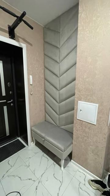 Мягкая мебель в прихожую - панель с банкеткой