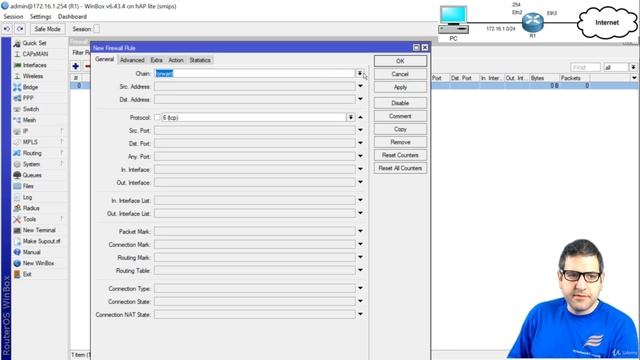 014. Drop port scan attacks using the MikroTik firewall [RU]