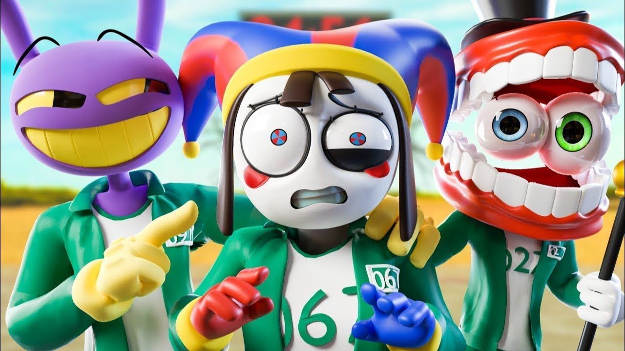 ЦИФРОВОЙ ЦИРК НО ЭТО ИГРА В КАЛЬМАРА