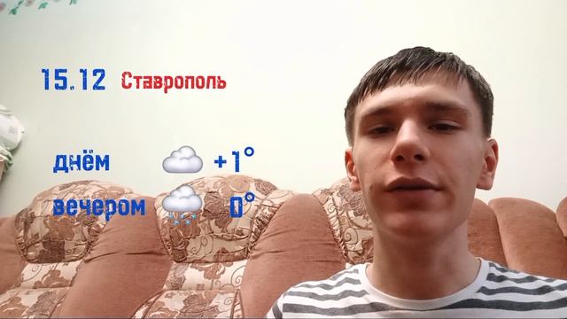 Прогноз погоды на 15.12.1