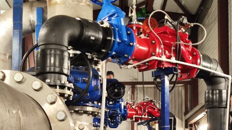 Защита от гидроудара КНС (Канализационной насосной станции)