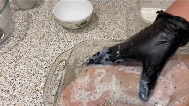 Утка маринованная в кефире со специями