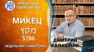 "Микец" 5786/2025. Недельные главы Торы - Парашат а-шавуа | Дмитрий Калашник