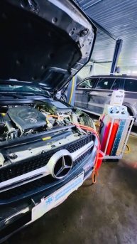 ЗаМеНа АнТиФрИзА МеРсЕдЕс GLC 253 X254 GLC MeRcEdEs пОлНаЯ аПпАраТнАя промывка системы