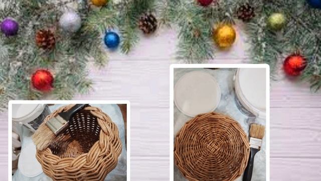 Акриловый лак и плетёнки