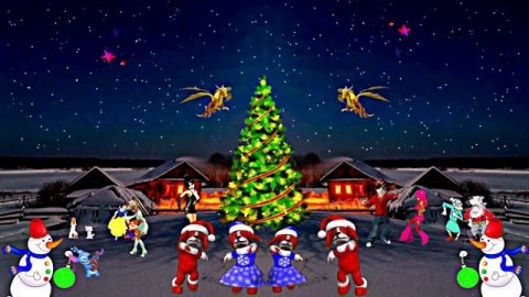 Видеофоны! Видеофон С Новым Годом! Встречаем Новый Год 1 от Киностудии Мудрого Кота Тимофея!