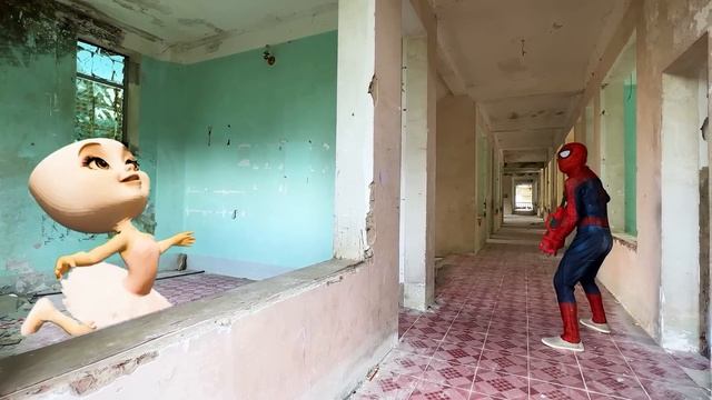 5 Spider-Man Escape From Tung Tung Tung Serbian Dancing In The Abandoned House - ( Run To Live POV )