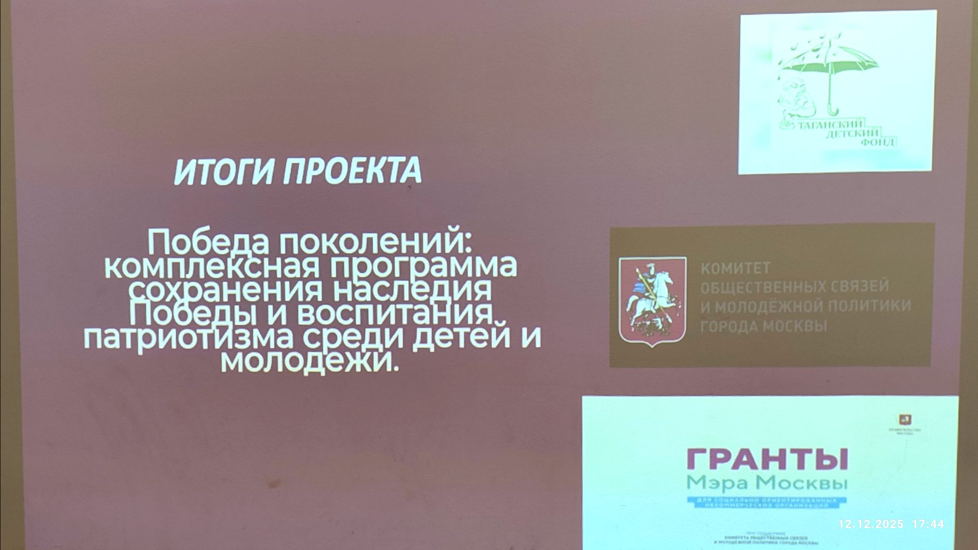 «ПОБЕДА ПОКОЛЕНИЙ» (ТДФ-2025)