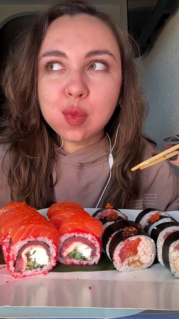 Mukbang ASMR|Подписывайтесь на канал🍣✨ 💜✨