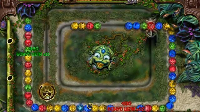 Zuma's Revenge. Этап 18. Лозы возмездия. Прохождение от SAFa