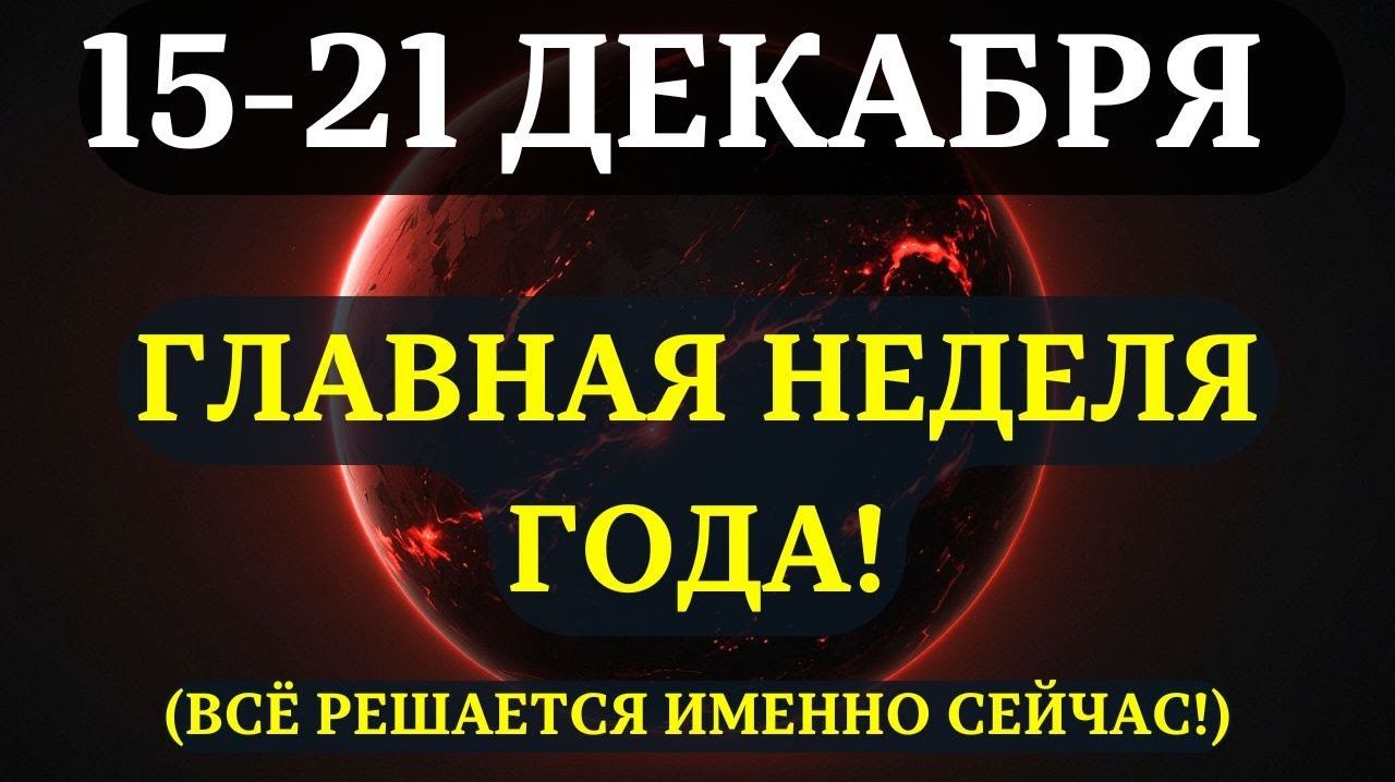 ВЫ ДОЛЖНЫ УЗНАТЬ ЭТО ДО ЗАВТРА! Срочные предупреждения на ГЛАВНУЮ НЕДЕЛЮ 2025 ГОДА! ОНА ИЗМЕНИТ ВСЁ!