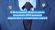 В Пензенской области после массового ДТП выявили нарушения в содержании дороги