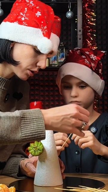 НОВОГОДНЕЕ БЛЮДО С ДОЧКОЙ