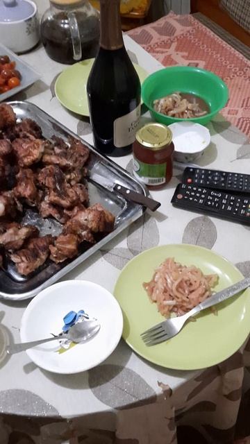 Ужин Российских пенсионеров!