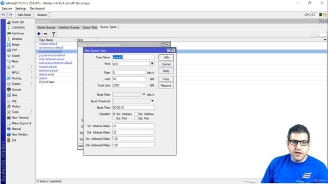 026. Configure PCQ Queue Tree on MikroTik [RU]