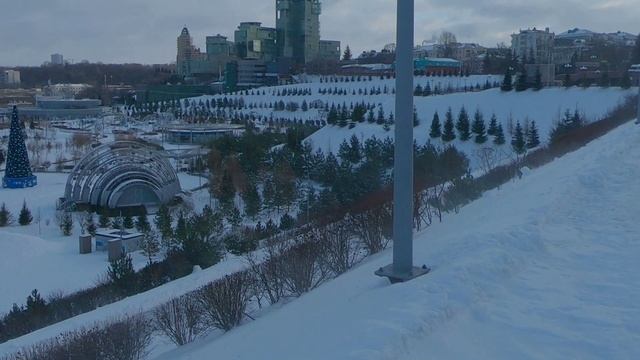 Зимняя прогулка по набережной Казани