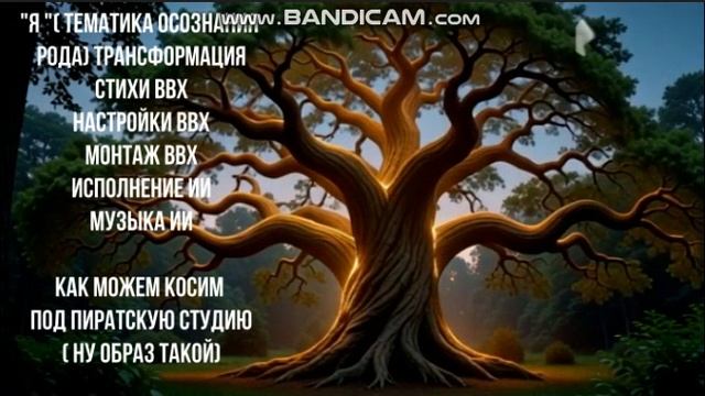 "Я" ( тематика осознания древа жизни) исцеление и трансформация