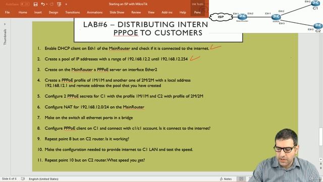 031. Configuring PPPoE server including Profiles and Secrets [RU]