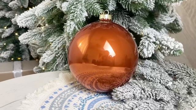 Елочный шар ROYAL CLASSIC стеклянный, эмалевый, цвет: трюфельный, 150 мм, 115206/1001435