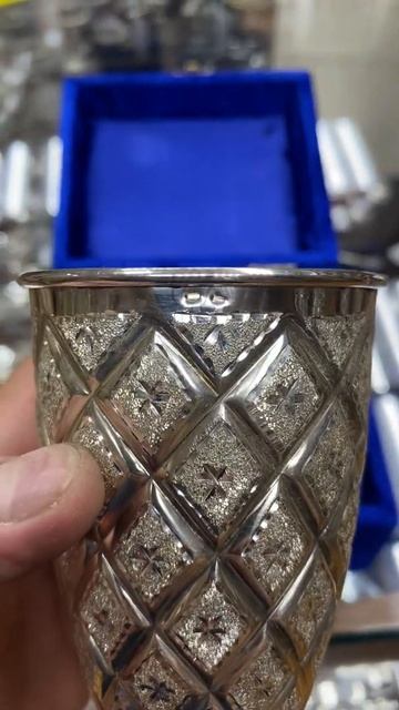 Серебряный кубачинский стакан