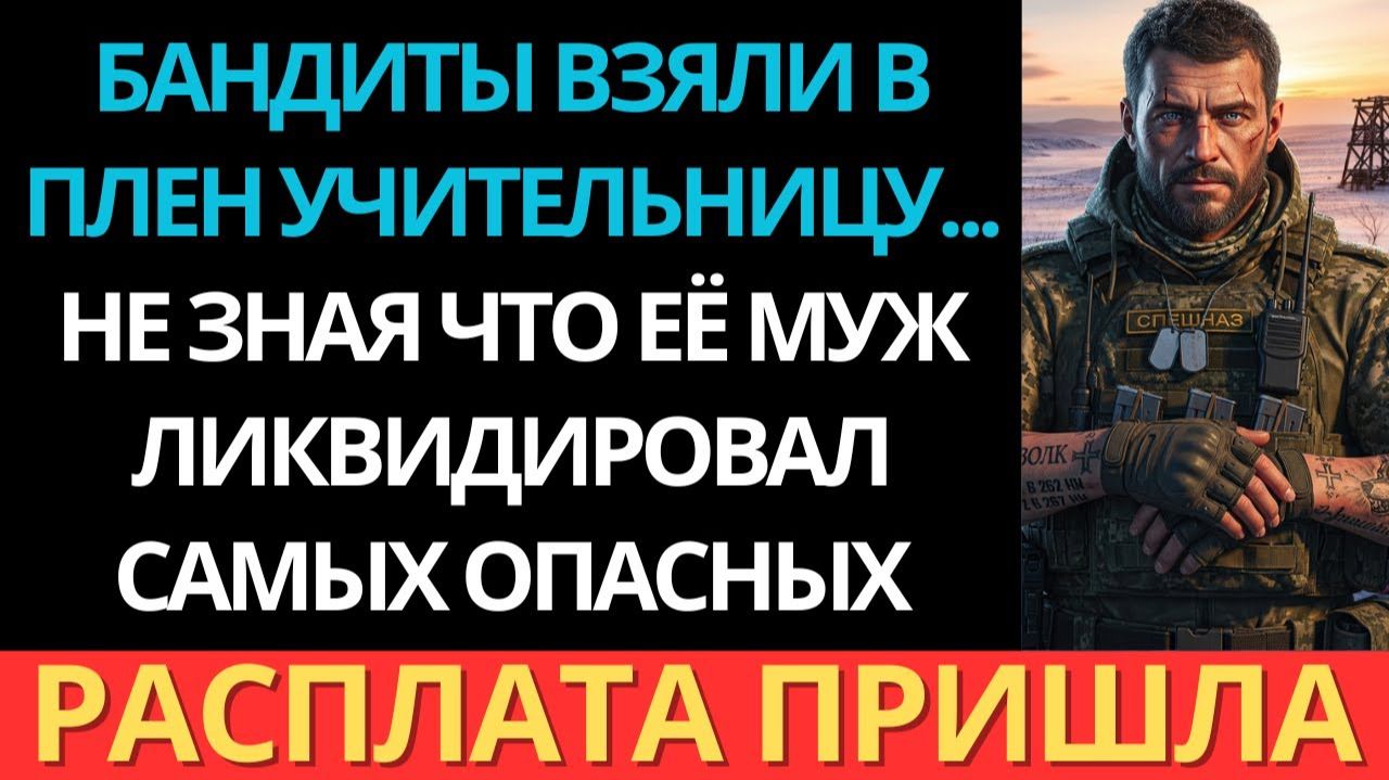 Они выбрали не ту жертву... Её муж охотник на призраков войны.