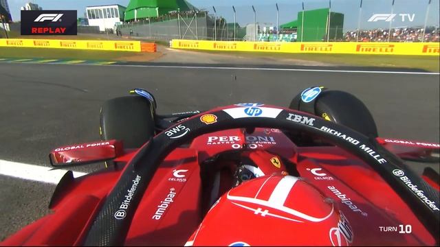 Разворот Леклера на Гран-при Сан-Паулу (спринт квалификация)