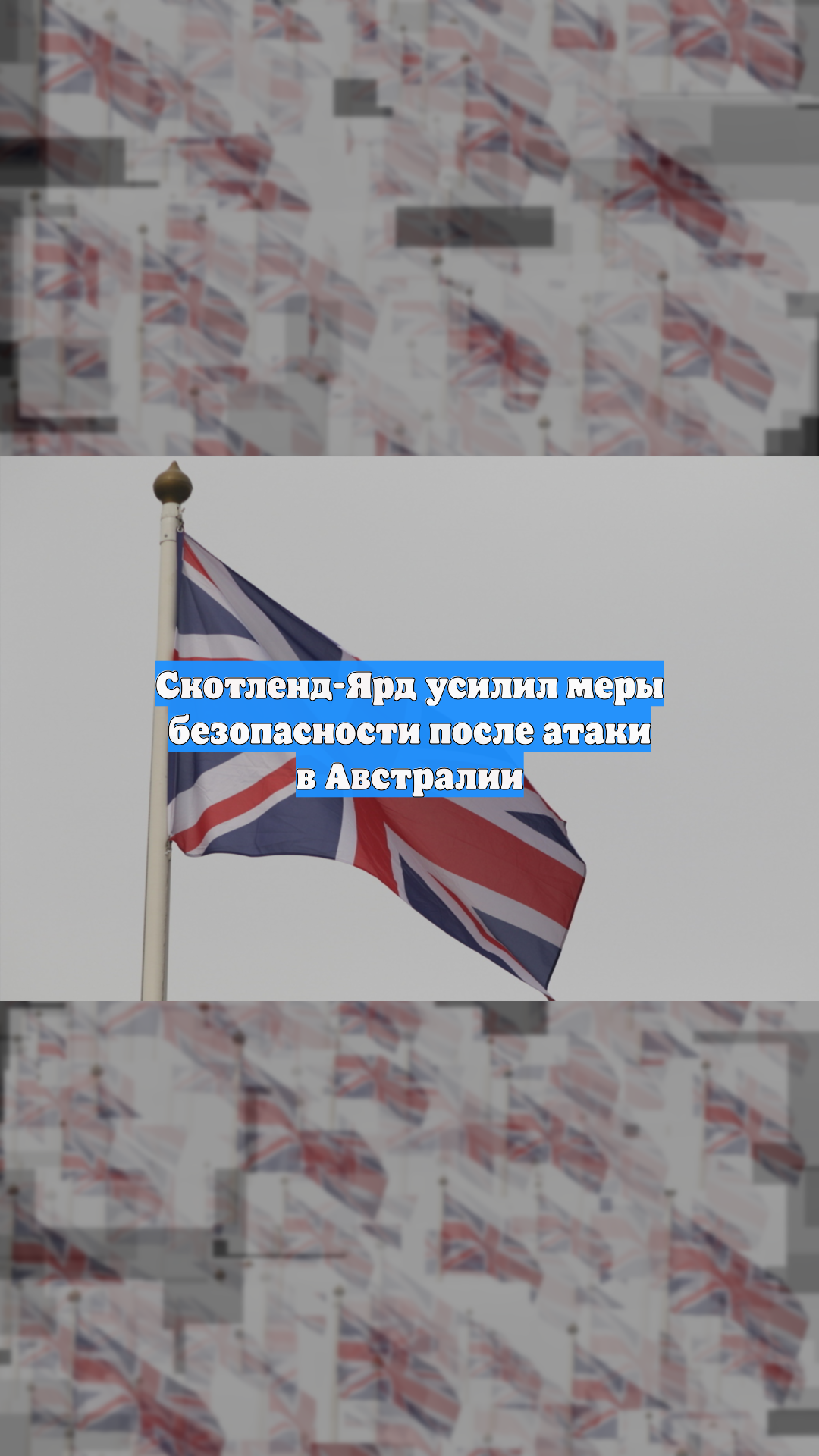 Скотленд-Ярд усилил меры безопасности после атаки в Австралии