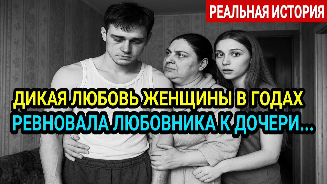 Дикая любовь женщины в годах. Она ревновала молодого любовника к собственной дочери...