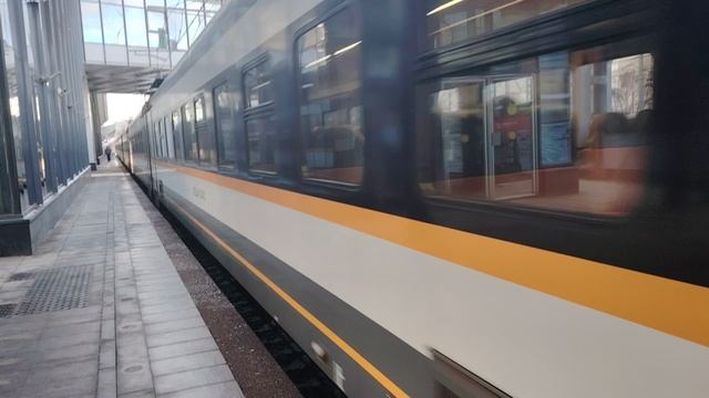 Электропоезд ЭП2ДМ-0224 №6958 Тула 1 Курская-Волокаламск, на платформе Щукинская