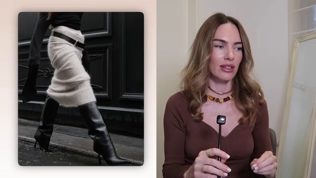 Юбки зимой 2026 - тренды, сочетания, образы.