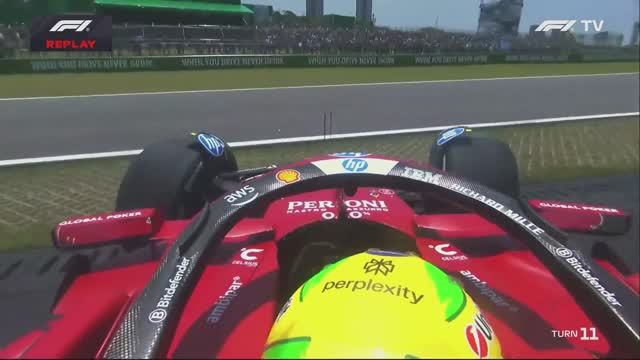 Разворот Хэмилтона на Гран-при Сан-Паулу (практика)