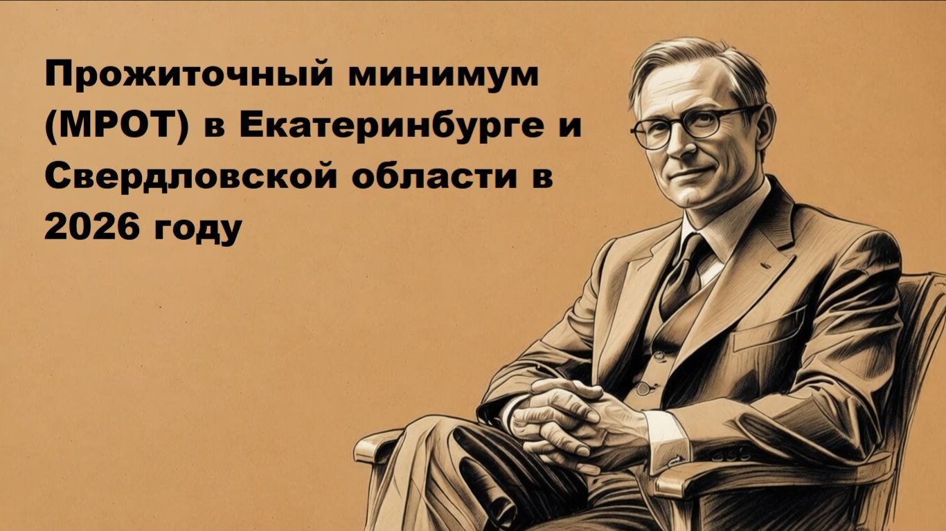 Прожиточный минимум (МРОТ) в Екатеринбурге и Свердловской области в 2026 году