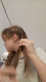 расплитаю косички