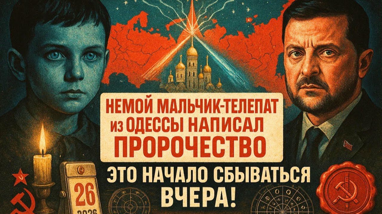 МАЛЕНЬКИЙ НОСТРАДАМУС! Немой мальчик-телепат из Одессы написал пророчество, которое начало