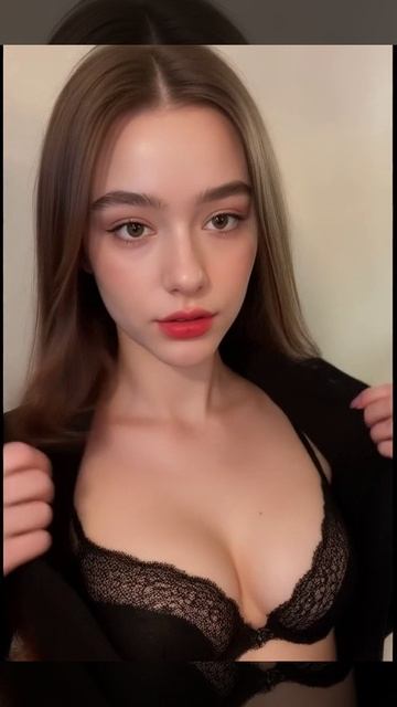 Девушка показывает лифчик (Эротика)