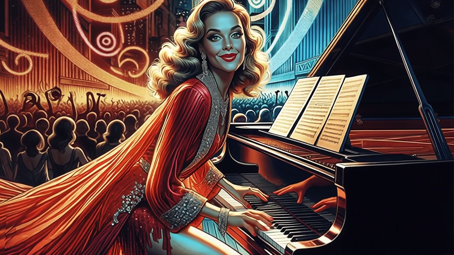 Девушка Пианино