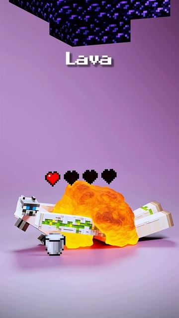 Железный голем в Майнкрафте сражается с ведьмой 🤢 Потрясающая 3D-симуляция ткани и жидкости