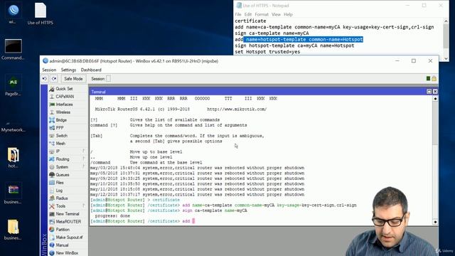 045. Hotspot Https redirect using self signed certificate [RU]