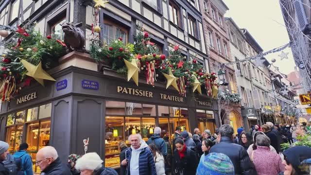 РОЖДЕСТВО В СТРАСБУРГЕ, Франция. НАРЯДНАЯ РОЖДЕСТВЕНСКАЯ ЯРМАРКА 2025