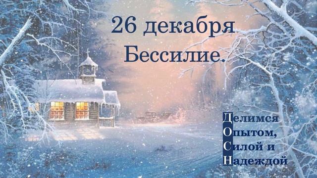 26 декабря. Бессилие.