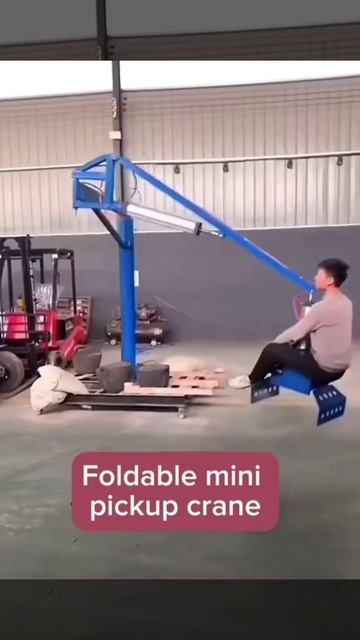 Электрический складной мини‑кран для пикапа