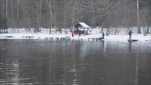 Обзор с верхнего водоёма. Клёвое место, Лосиный остров.