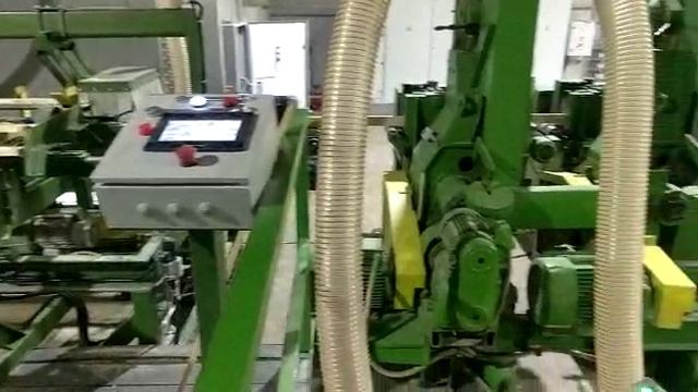 Механизация линии строжки Торцовка проходного типа, поштучная выдача пиломатериалов