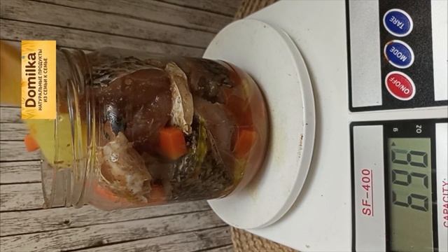 Консерва из речной РЫБЫ в автоклаве.