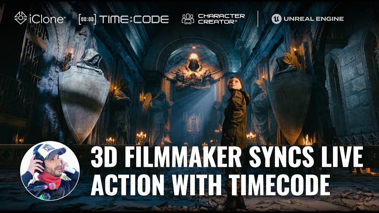 Цезарь Туртурро: как синхронизировать живое видео и 3D-анимацию с помощью таймкода в iClone
