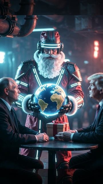 Gift from Cyberpunk Santa Claus,from Putin & Tramp.