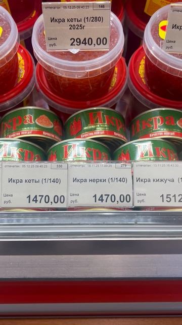 Цены на икру