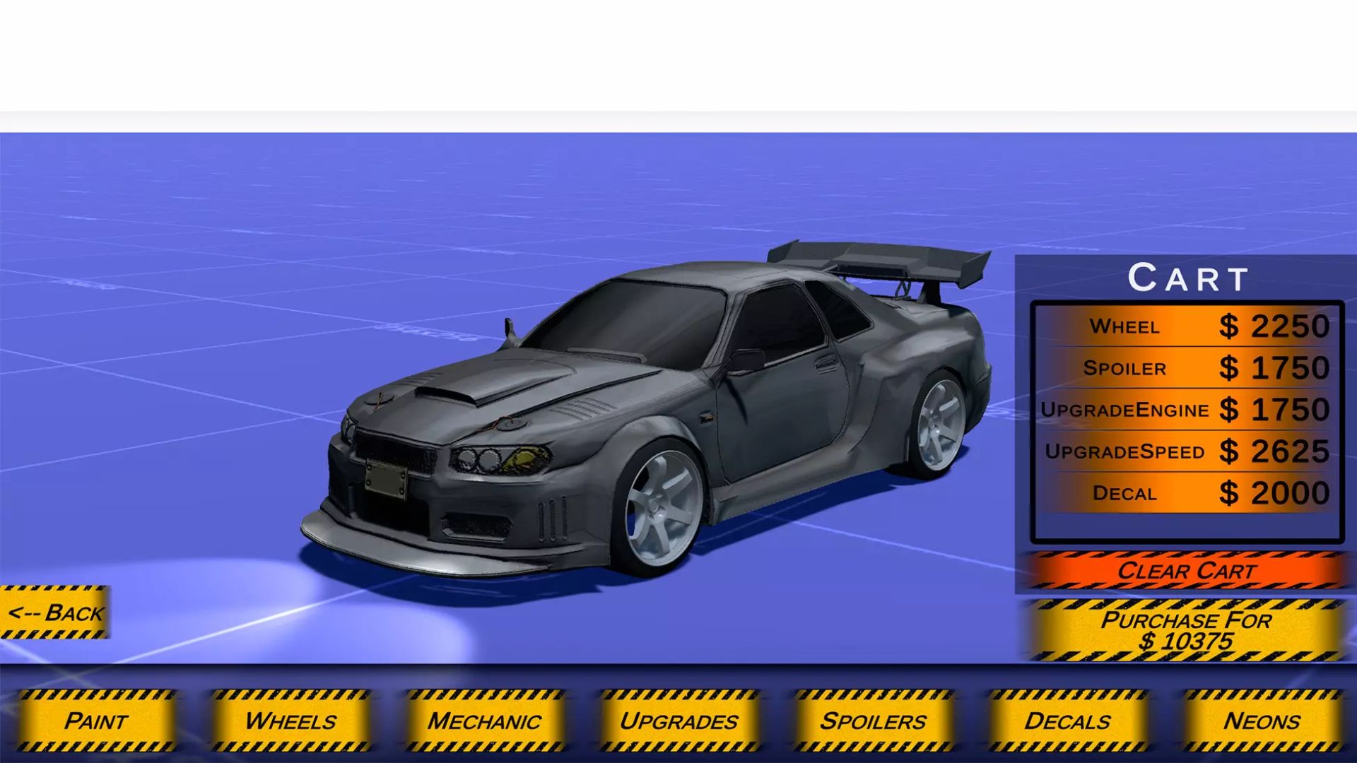 Asset Unity - Simple Garage System For Realistic Car Controller Pro